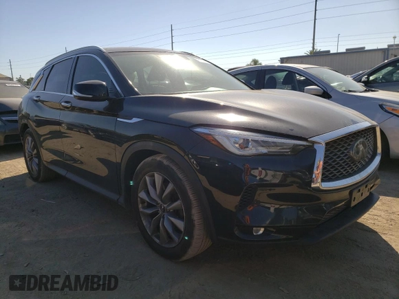 2019 Infiniti QX50 LUXE with VIN 3PCAJ5M32KF148349, listed as a Copart auction lot 45727503 with 28,227 mi miles. Bid and sale history available at carsss.com. Image 4.