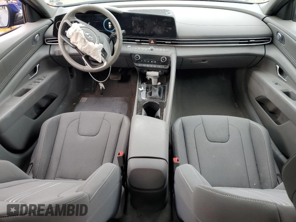 2023 Hyundai Elantra SEL with VIN KMHLS4AG9PU555411, listed as a Copart auction lot 47867865 with 23,460 mi miles and Salvage Title. Bid and sale history available at DreamBid. Image 8.