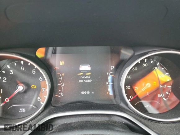 2017 Jeep Compass Latitude z VIN 3C4NJDBB1HT665979, wystawiony jako Copart lot #56522185 z przebiegiem 69 646 mil mil oraz Szkoda całkowita • Salvage title. Historia ofert i sprzedaży dostępna na DreamBid. Obrazek 9.