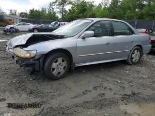2002 Honda Accord EX z VIN 1HGCG16572A037353, wystawiony jako Copart lot #56564675 z przebiegiem Nie podano mil oraz Szkoda całkowita • Salvage title. Historia ofert i sprzedaży dostępna na DreamBid. Obrazek 1.