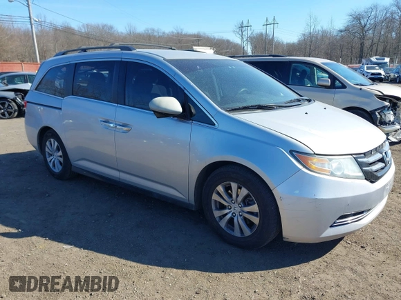 2014 Honda Odyssey EX with VIN 5FNRL5H40EB030000, listed as a IAAI auction lot 41698771 with 190,169 mi miles and . Bid and sale history available at carsss.com. Image 1.