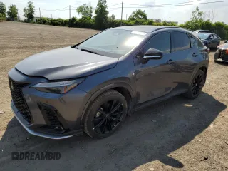 2022 Lexus NX with VIN JTJKKCFZ5N2003110, listed as a Copart auction lot 57135704 with 16,640 mi miles and Salvage Title. Bid and sale history available at carsss.com. Image 1.