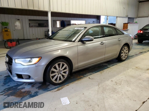 2013 Audi A6 with VIN WAUGFBFCXDN093447, listed as a Copart auction lot 70707524 with 187,159 mi miles and Salvage title. Bid and sale history available at DreamBid. Image 1.