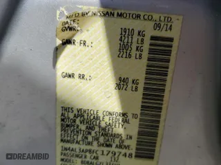 2015 Nissan Altima 2.5 SV with VIN 1N4AL3AP8FC179748, listed as a Copart auction lot 50363495 with 231,527 mi miles and Salvage Title. Bid and sale history available at carsss.com. Image 12.