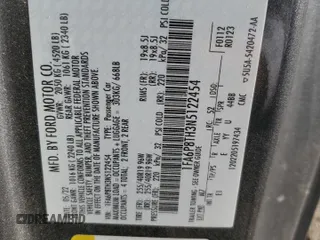 2022 Ford Mustang EcoBoost z VIN 1FA6P8TH3N5122454, wystawiony jako Copart lot #51292735 z przebiegiem 46 339 mil mil oraz Szkoda całkowita • Salvage title. Historia ofert i sprzedaży dostępna na DreamBid. Obrazek 14.