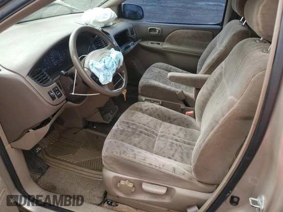 2002 Toyota Sienna LE with VIN 4T3ZF13C32U461354, listed as a Copart auction lot 51714785 with 342,576 mi miles and Salvage Title. Bid and sale history available at carsss.com. Image 7.