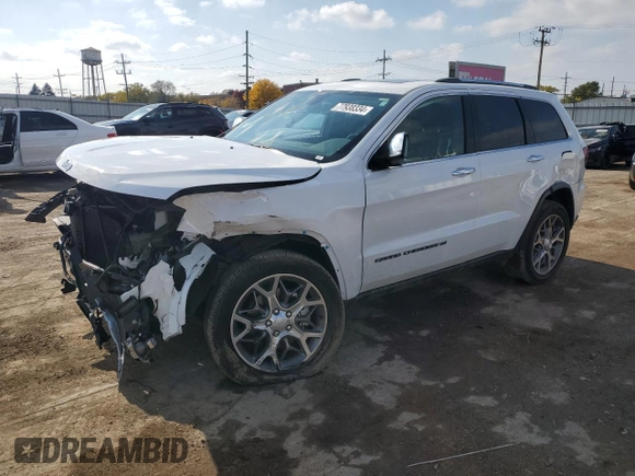 2022 Jeep Grand Cherokee WK Limited with VIN 1C4RJFBG9NC146002, listed as a Copart auction lot 77938334 with 10,588 mi miles and Salvage Title. Bid and sale history available at carsss.com. Image 1.