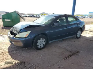 2004 Honda Accord LX с VIN 3HGCM56344G701806, выставлен на аукционе Copart как лот 55137015 с пробегом 269 944 миль миль и Списание • Salvage title. История ставок и продаж доступна на DreamBid. Изображение 1.