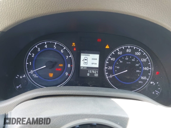 2011 Infiniti G25 with VIN JN1DV6AP3BM604349, listed as a IAAI auction lot 42539796 with 157,621 mi miles and . Bid and sale history available at DreamBid. Image 7.