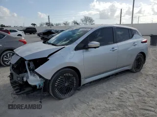 2023 Nissan LEAF SV Plus with VIN 1N4CZ1CV4PC559467, listed as a Copart auction lot 54335465 with 14,641 mi miles and Non Repairable. Bid and sale history available at DreamBid. Image 1.