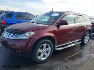 2005 Nissan Murano SL with VIN JN8AZ08W85W435151, listed as a IAAI auction lot 41077675 with 142,629 mi miles. Bid and sale history available at carsss.com. Image 17.