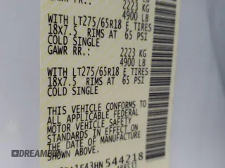 2017 Nissan Titan XD SL with VIN 1N6BA1F43HN544218, listed as a Copart auction lot 85758614 with 124,765 mi miles and Salvage Title. Bid and sale history available at carsss.com. Image 13.
