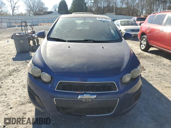 2014 Chevrolet Sonic LT with VIN 1G1JC6SH4E4205072, listed as a Copart auction lot 87321804 with 185,736 mi miles and Clean Title. Bid and sale history available at carsss.com. Image 5.