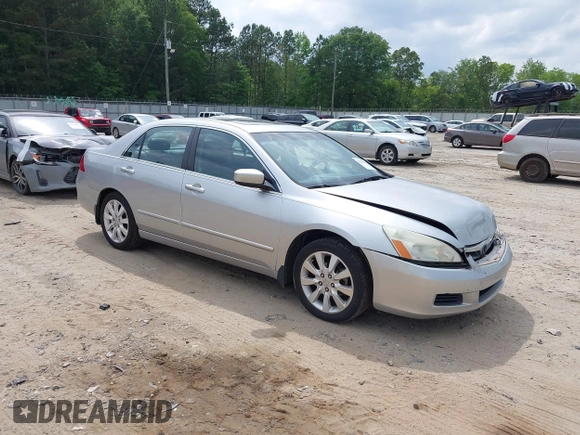 2006 Honda Accord EX-L z VIN 1HGCM66536A063170, wystawiony jako IAAI lot #42289365 z przebiegiem 110 317 mil mil oraz . Historia ofert i sprzedaży dostępna na DreamBid. Obrazek 1.