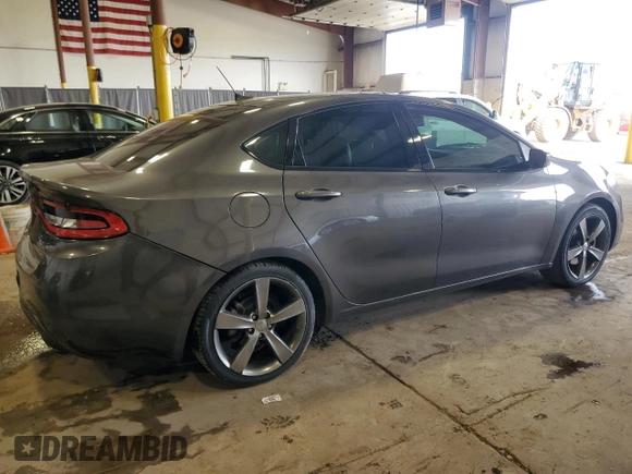 2015 Dodge Dart GT with VIN 1C3CDFEB6FD223566, listed as a Copart auction lot 49812795 with 120,704 mi miles and Salvage Title. Bid and sale history available at carsss.com. Image 3.