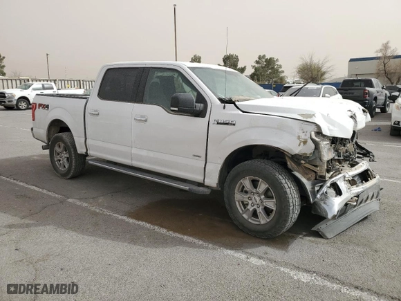 2017 Ford F-150 XL with VIN 1FTEW1EG0HKD70106, listed as a Copart auction lot 47198785 with 146,448 mi miles and Salvage Title. Bid and sale history available at carsss.com. Image 4.