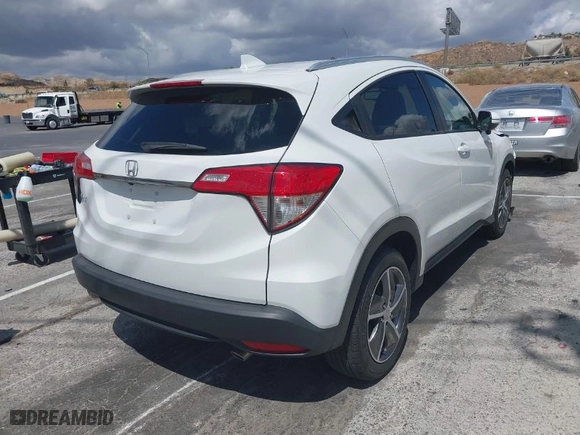 2021 Honda HR-V EX-L with VIN 3CZRU5H74MM729271, listed as a IAAI auction lot 40338500 with 13,661 mi miles. Bid and sale history available at carsss.com. Image 4.