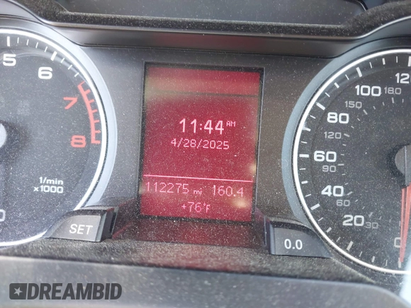 2012 Audi A4 2.0T Premium with VIN WAUAFAFL3CN020533, listed as a IAAI auction lot 42145563 with 112,275 mi miles. Bid and sale history available at carsss.com. Image 7.