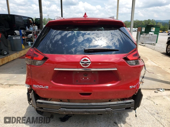 2017 Nissan Rogue SV z VIN 5N1AT2MN0HC834739, wystawiony jako Copart lot #57524185 z przebiegiem 164 175 mil mil oraz Szkoda całkowita • Salvage title. Historia ofert i sprzedaży dostępna na DreamBid. Obrazek 6.