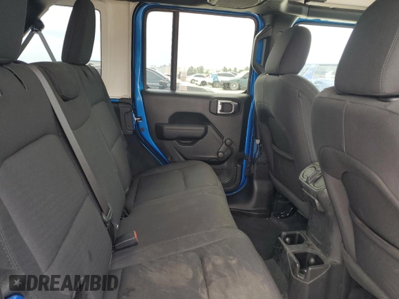 2022 Jeep Wrangler Unlimited Sport with VIN 1C4HJXDN6NW232539, listed as a Copart auction lot 52146025 with 29,571 mi miles and Salvage Title. Bid and sale history available at DreamBid. Image 11.