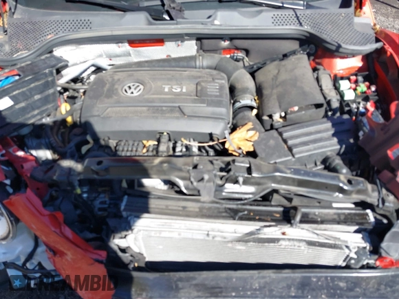 2017 Volkswagen Beetle 1.8T Fleet with VIN 3VWF17AT7HM618771, listed as a IAAI auction lot 41595088 with 67,943 mi miles. Bid and sale history available at carsss.com. Image 10.