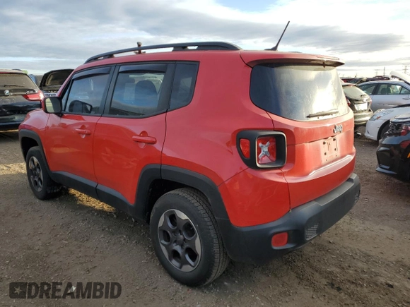 2015 Jeep Renegade Latitude with VIN ZACCJBBH3FPC05601, listed as a Copart auction lot 83986434 with 81,777 mi miles and Clean Title. Bid and sale history available at carsss.com. Image 2.