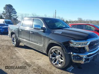 2019 Ram 1500 Limited z VIN 1C6SRFHTXKN701853, wystawiony jako IAAI lot #41453009 z przebiegiem 89 487 mil mil oraz . Historia ofert i sprzedaży dostępna na DreamBid. Obrazek 1.