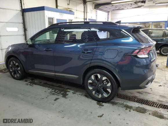 2024 Kia Sportage Plug-In Hybrid X-Line Prestige with VIN KNDPZDDH3R7156565, listed as a Copart auction lot 86402384 with 6,389 mi miles and Salvage Title. Bid and sale history available at carsss.com. Image 2.