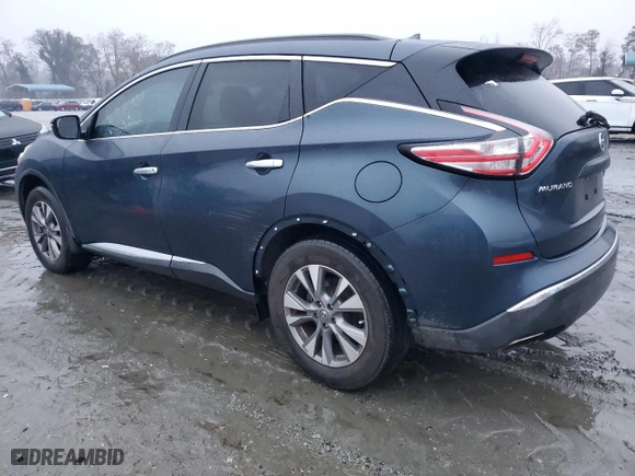 2015 Nissan Murano SV with VIN 5N1AZ2MG5FN222800, listed as a Copart auction lot 84348494 with 188,256 mi miles and Clean Title. Bid and sale history available at carsss.com. Image 2.