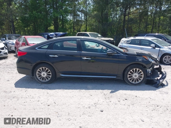 2015 Hyundai Sonata 2.4L Sport with VIN 5NPE34AF7FH250547, listed as a IAAI auction lot 42033370 with 79,840 mi miles. Bid and sale history available at carsss.com. Image 14.