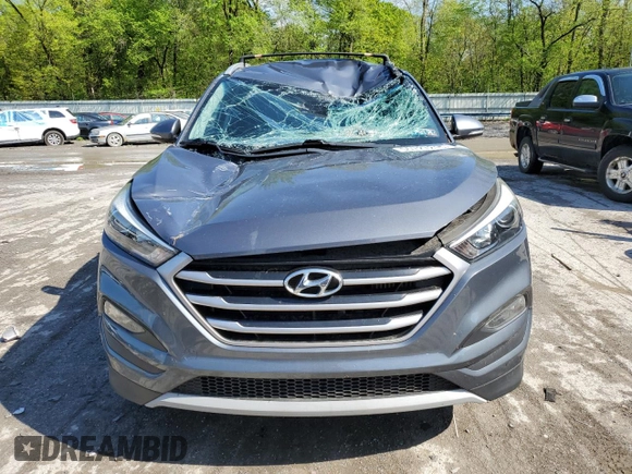 2017 Hyundai Tucson Limited z VIN KM8J3CA25HU391188, wystawiony jako Copart lot #55727215 z przebiegiem 56 616 mil mil oraz Szkoda całkowita • Salvage title. Historia ofert i sprzedaży dostępna na DreamBid. Obrazek 5.