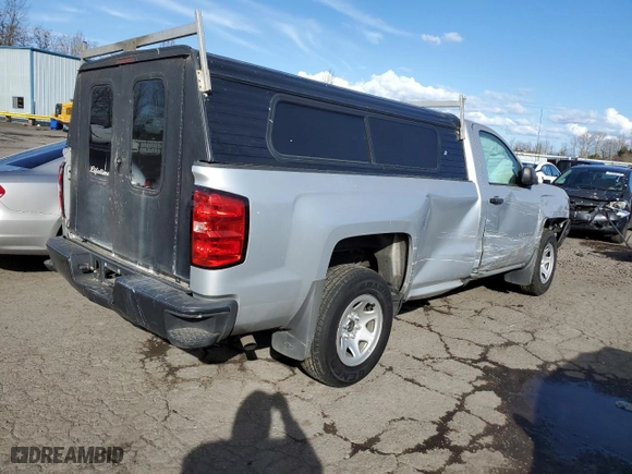 2018 Chevrolet Silverado 1500 Work Truck with VIN 1GCNCNEH4JZ103704, listed as a Copart auction lot 47485645 with 76,736 mi miles and Clean Title. Bid and sale history available at carsss.com. Image 3.