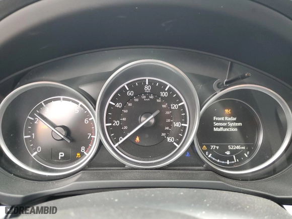 2019 Mazda CX-5 Touring with VIN JM3KFACM9K0662181, listed as a Copart auction lot 51259545 with 52,246 mi miles and Salvage Title. Bid and sale history available at carsss.com. Image 9.
