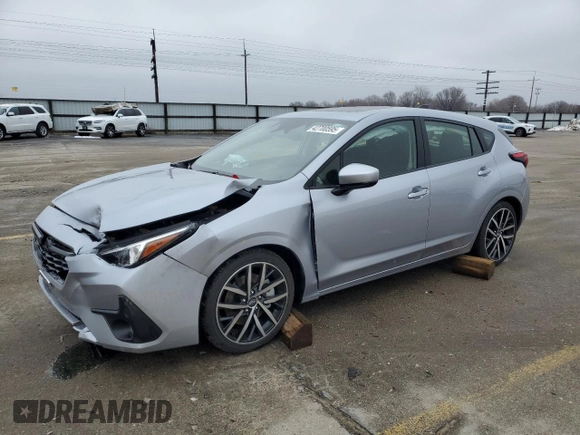 2024 Subaru Impreza Sport with VIN JF1GUAFC3R8860991, listed as a Copart auction lot 42700595 with 202 mi miles and Salvage Title. Bid and sale history available at carsss.com. Image 1.