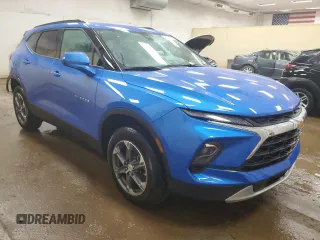 2025 Chevrolet Blazer LT with VIN 3GNKBHR45SS107121, listed as a Copart auction lot 53130305 with 1,401 mi miles and Salvage title. Bid and sale history available at DreamBid. Image 4.