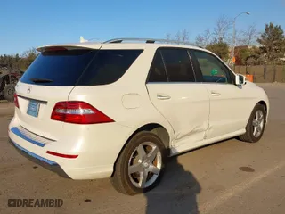 2014 Mercedes-Benz M-Class ML 350 with VIN 4JGDA5JB8EA351764, listed as a IAAI auction lot 41418180 with 124,055 mi miles. Bid and sale history available at carsss.com. Image 6.