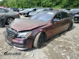2019 Mercedes-Benz S 560 with VIN WDDUG8GB1KA460161, listed as a Copart auction lot 56998664 with Not Provided miles and Salvage Title. Bid and sale history available at DreamBid. Image 1.