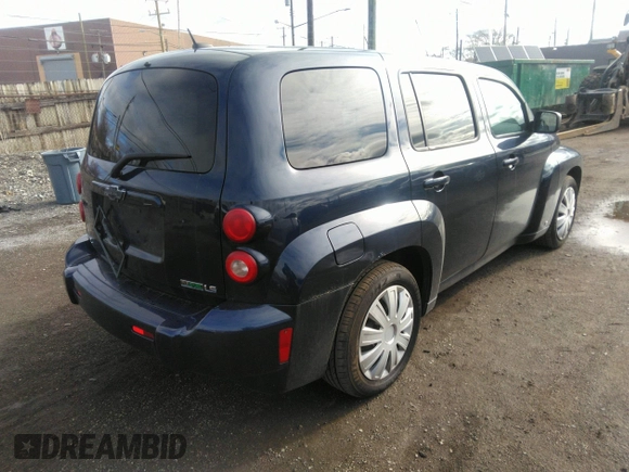 2009 Chevrolet HHR LS with VIN 3GNCA13BX9S572459, listed as a IAAI auction lot 41914843 with 187,599 mi miles and . Bid and sale history available at DreamBid. Image 4.