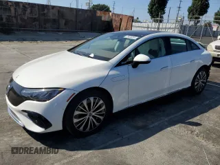 2023 Mercedes-Benz EQE with VIN W1KEG2BB8PF015368, listed as a Copart auction lot 73430354 with 13,582 mi miles and Salvage Title. Bid and sale history available at carsss.com. Image 1.