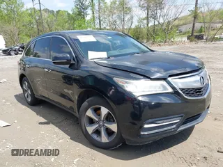 2016 Acura MDX with VIN 5FRYD3H2XGB014559, listed as a IAAI auction lot 41996171 with 154,860 mi miles. Bid and sale history available at carsss.com. Image 13.