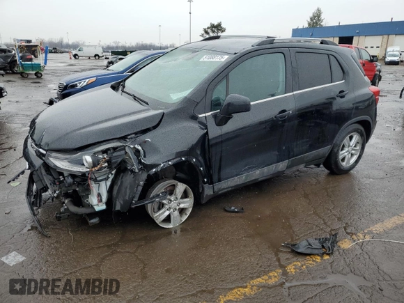 2019 Chevrolet Trax LT with VIN 3GNCJLSB3KL260643, listed as a Copart auction lot 51088175 with 51,852 mi miles and Clean Title. Bid and sale history available at carsss.com. Image 1.