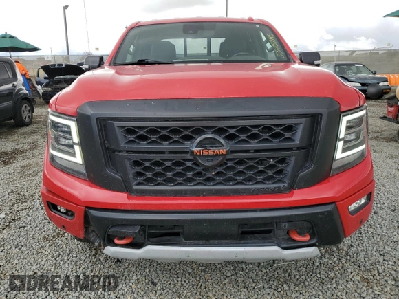 2021 Nissan Titan SL с VIN 1N6AA1EDXMN523275, выставлен на аукционе Copart как лот 55759185 с пробегом 65 600 миль миль и Списание • Salvage title. История ставок и продаж доступна на DreamBid. Изображение 5.