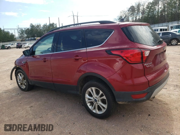 2019 Ford Escape SEL with VIN 1FMCU9HD6KUA68341, listed as a Copart auction lot 50228695 with 132,695 mi miles and Salvage Title. Bid and sale history available at DreamBid. Image 2.