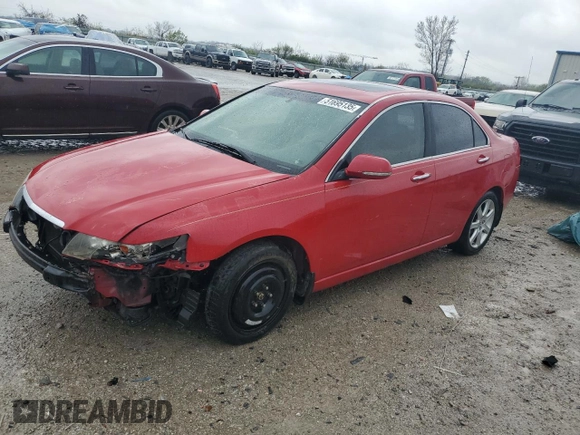 2005 Acura TSX with VIN JH4CL96825C032653, listed as a Copart auction lot 51695135 with 195,182 mi miles and Salvage Title. Bid and sale history available at DreamBid. Image 1.