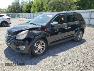 2016 Chevrolet Equinox LTZ z VIN 2GNALDEKXG6194526, wystawiony jako Copart lot #56898175 z przebiegiem 107 485 mil mil oraz Szkoda całkowita • Salvage title. Historia ofert i sprzedaży dostępna na DreamBid. Obrazek 1.