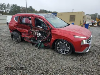 2023 Hyundai Santa Fe Hybrid SEL Premium with VIN 5NMS3DA16PH003333, listed as a Copart auction lot 79340444 with 24,786 mi miles and Salvage Title. Bid and sale history available at carsss.com. Image 4.