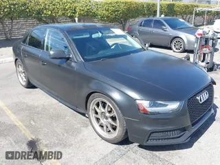 2016 Audi A4 Premium with VIN WAUAFAFL0GN016185, listed as a IAAI auction lot 41691573 with 81,501 mi miles. Bid and sale history available at carsss.com. Image 1.