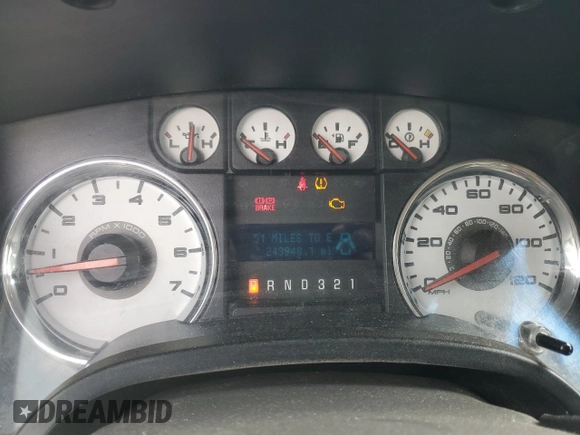 2010 Ford F-150 XL with VIN 1FTEW1E80AFA10938, listed as a Copart auction lot 62770355 with 243,947 mi miles and Clean title. Bid and sale history available at DreamBid. Image 9.