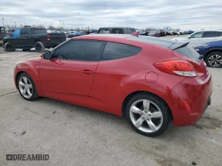 2015 Hyundai Veloster with VIN KMHTC6AD4FU229741, listed as a Copart auction lot 44585985 with 124,790 mi miles and Clean Title. Bid and sale history available at carsss.com. Image 2.