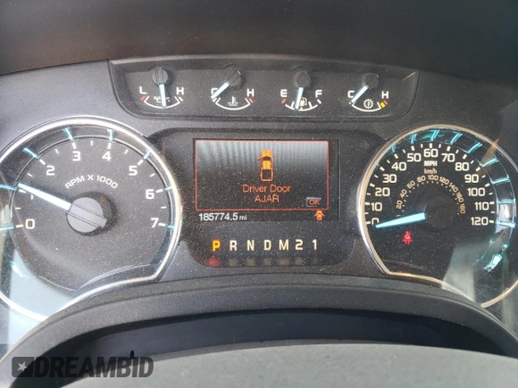 2011 Ford F-150 XL with VIN 1FTFW1CF6BFC64807, listed as a Copart auction lot 48747275 with 185,774 mi miles and Salvage Title. Bid and sale history available at carsss.com. Image 9.